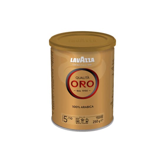 Jauhettu kahvi Lavazza Qualita Oro, 250 g (tölkissä)