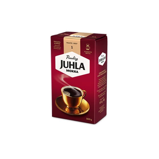 Malet kaffe Paulig Juhla Mokka, 500g
