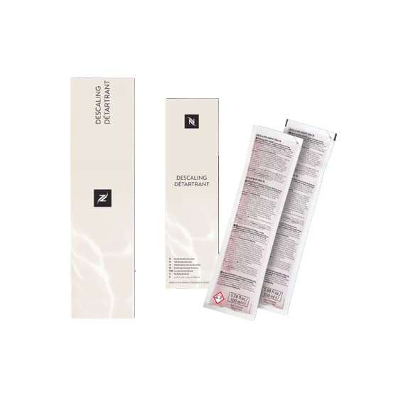 Kalkinpoistosarja Nespresso-kahvikoneille, 2 x 100 ml