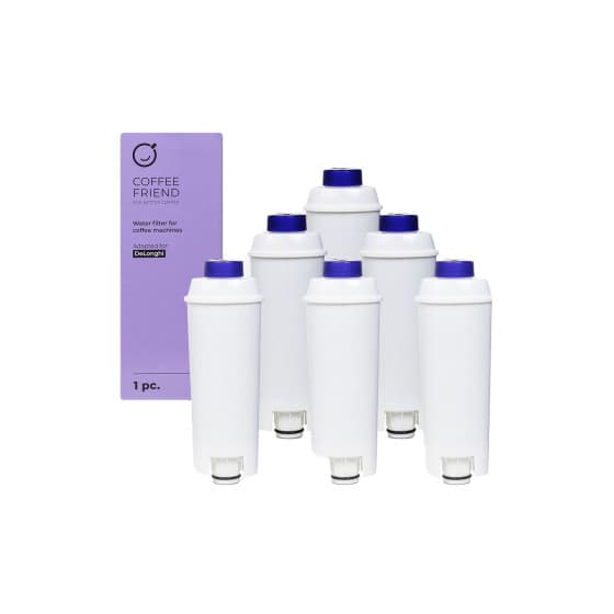 Vedensuodatin-setti Coffee Friend DeLonghi-kahvikoneille, 6 kpl.
