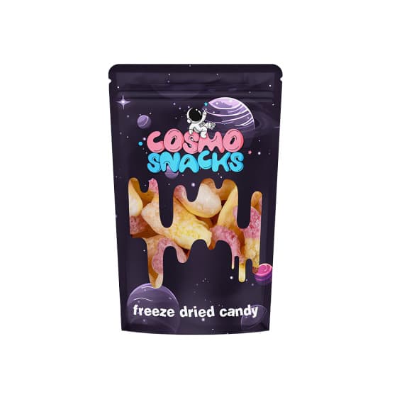 Cosmo Snacks pakastekuivatut kirpeät matokarkit, 52 g