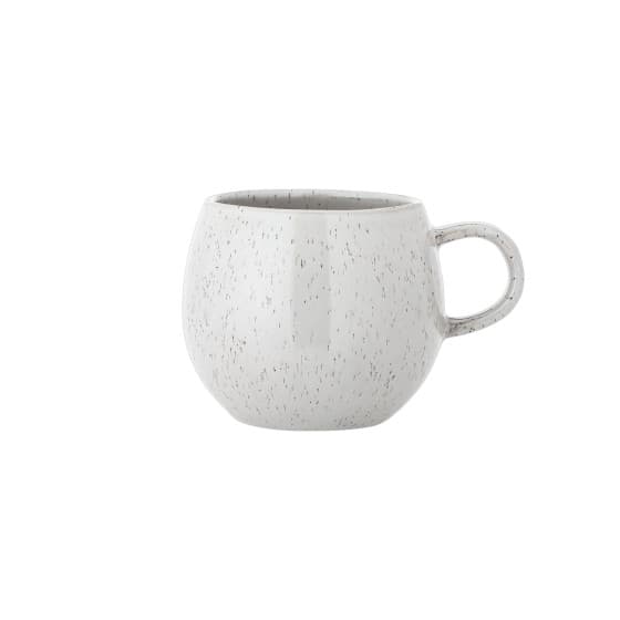 Bloomingville White Stoneware Addison muki, 500 ml