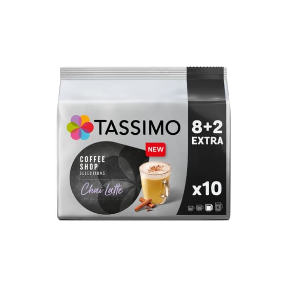 Kapselit Tassimo Chai Latte (yhteensopiva Bosch Tassimo -kapselikeitinten kanssa), 10 kpl.