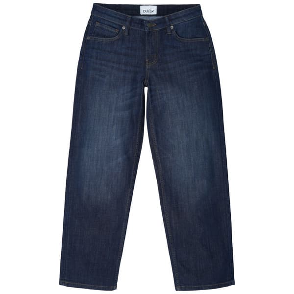 PERFORMANCE DENIM MID RISE STRAIGHT