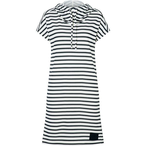 W FUNNEL STRIPE BIO DRESS