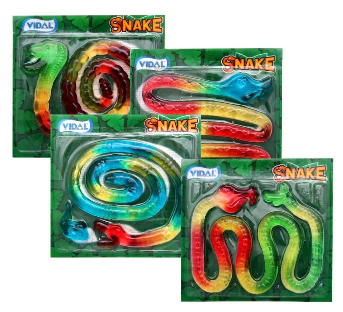 Jelly Snake - Iso hedelmänmakuinen karkkikäärme, 66g