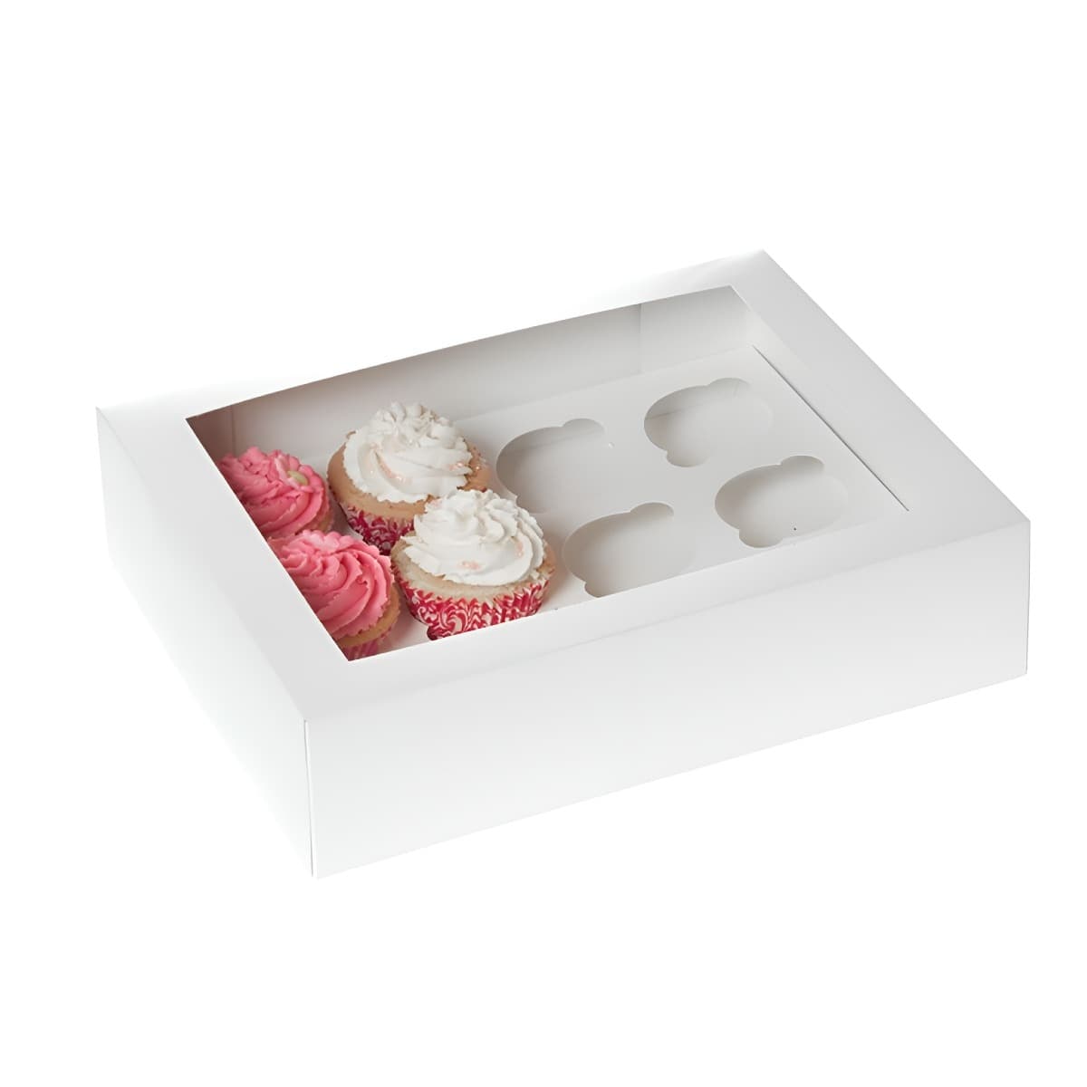 Iso muffinilaatikko, 12 muffinille, 2 laatikkoa