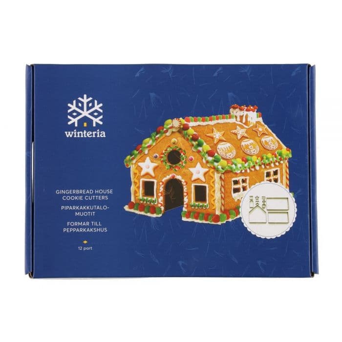 Piparkakkutalomuotit, 10kpl