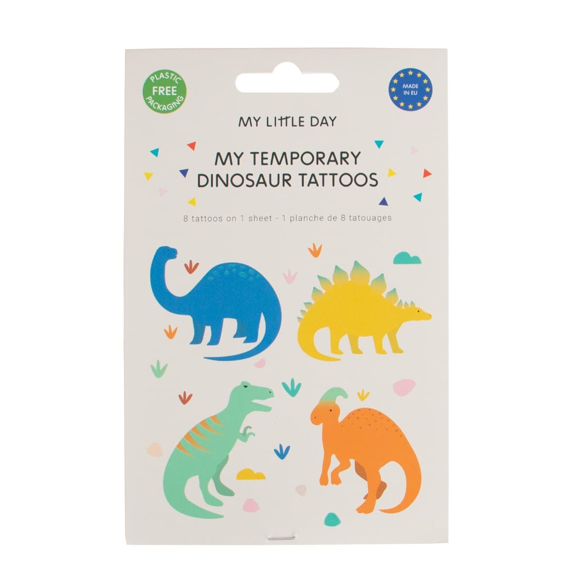 Tatuoinnit - Dinosaurus, 8kpl