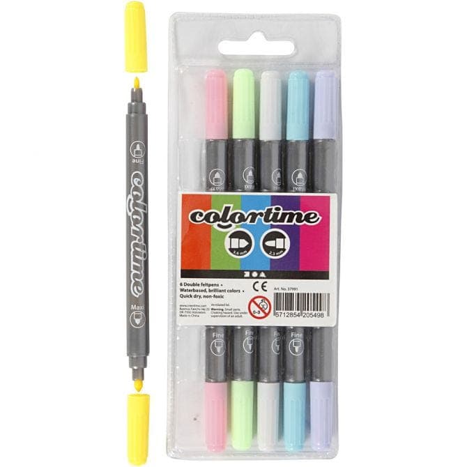 Colortime Tussit, Pastelli, 6kpl