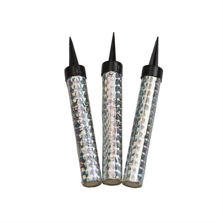 Suihkuavat sädekynttilät - Hopeat - 3kpl