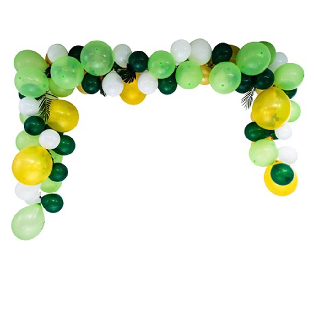 Ilmapallokaari lehdillä - Tropical