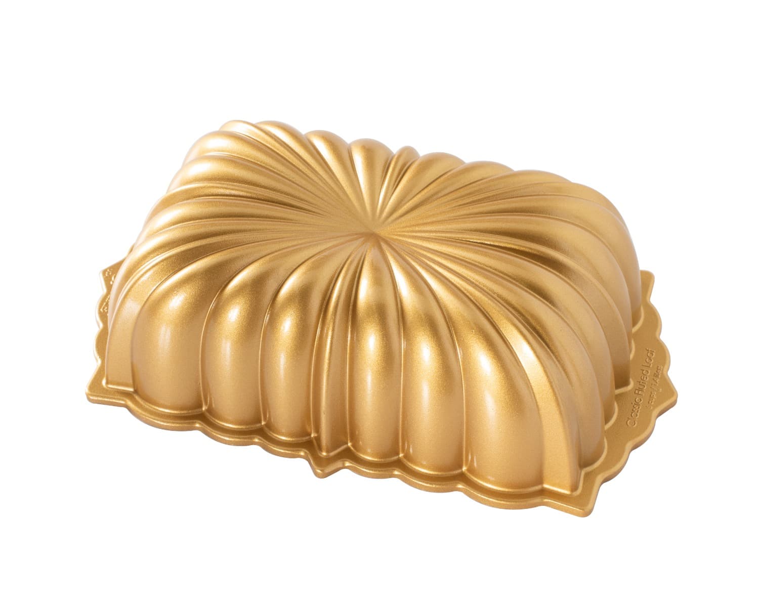 Nordic Ware Kakkuvuoka - Classic Fluted Loaf Pan, Kulta, 1,4 L