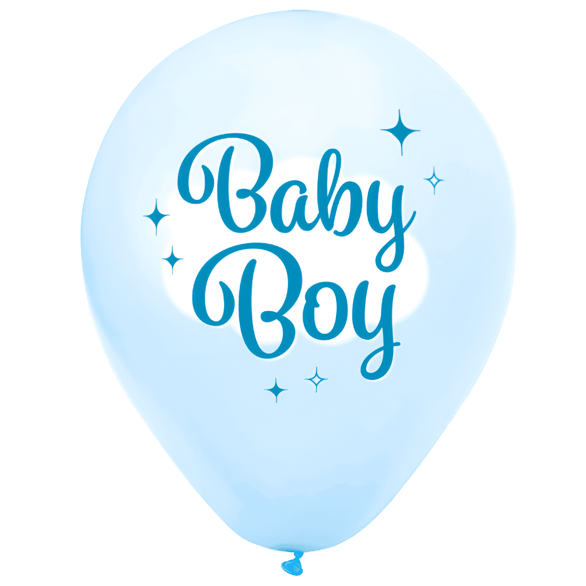 Ilmapallot - Baby Boy, vaaleansininen, 30 cm, 8 kpl
