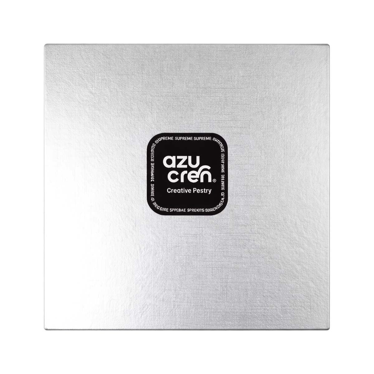 Kakkualusta, neliö- Hopea, 30 cm, supreme