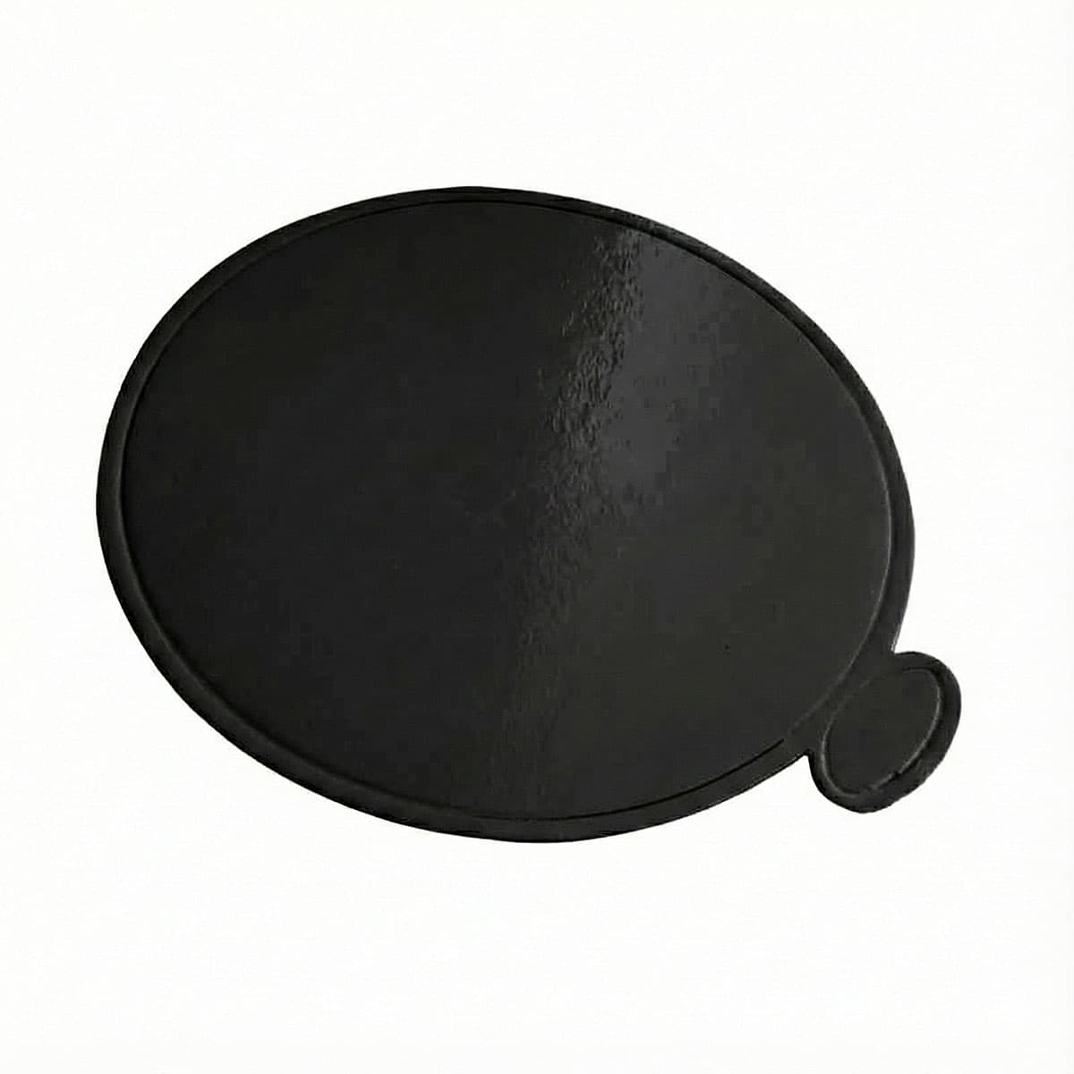 Leivosalusta pyöreä- Musta 8cm, 50 kpl