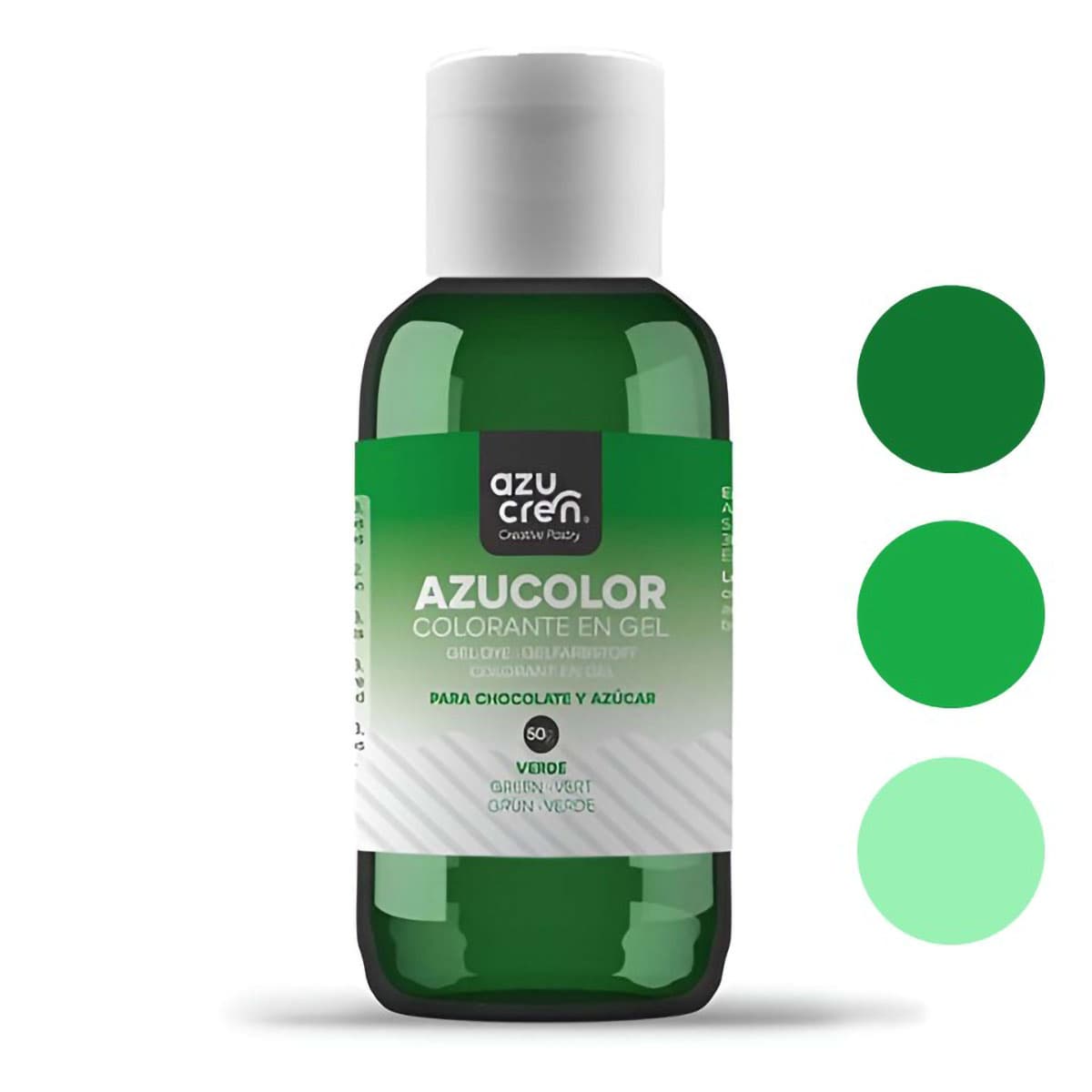 Elintarvikegeeliväri – Vihreä, 50 g Azucolor