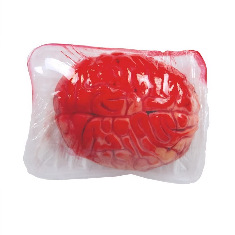 Rekvisiitta - Aivot tarjottimella, 16 x 12 cm