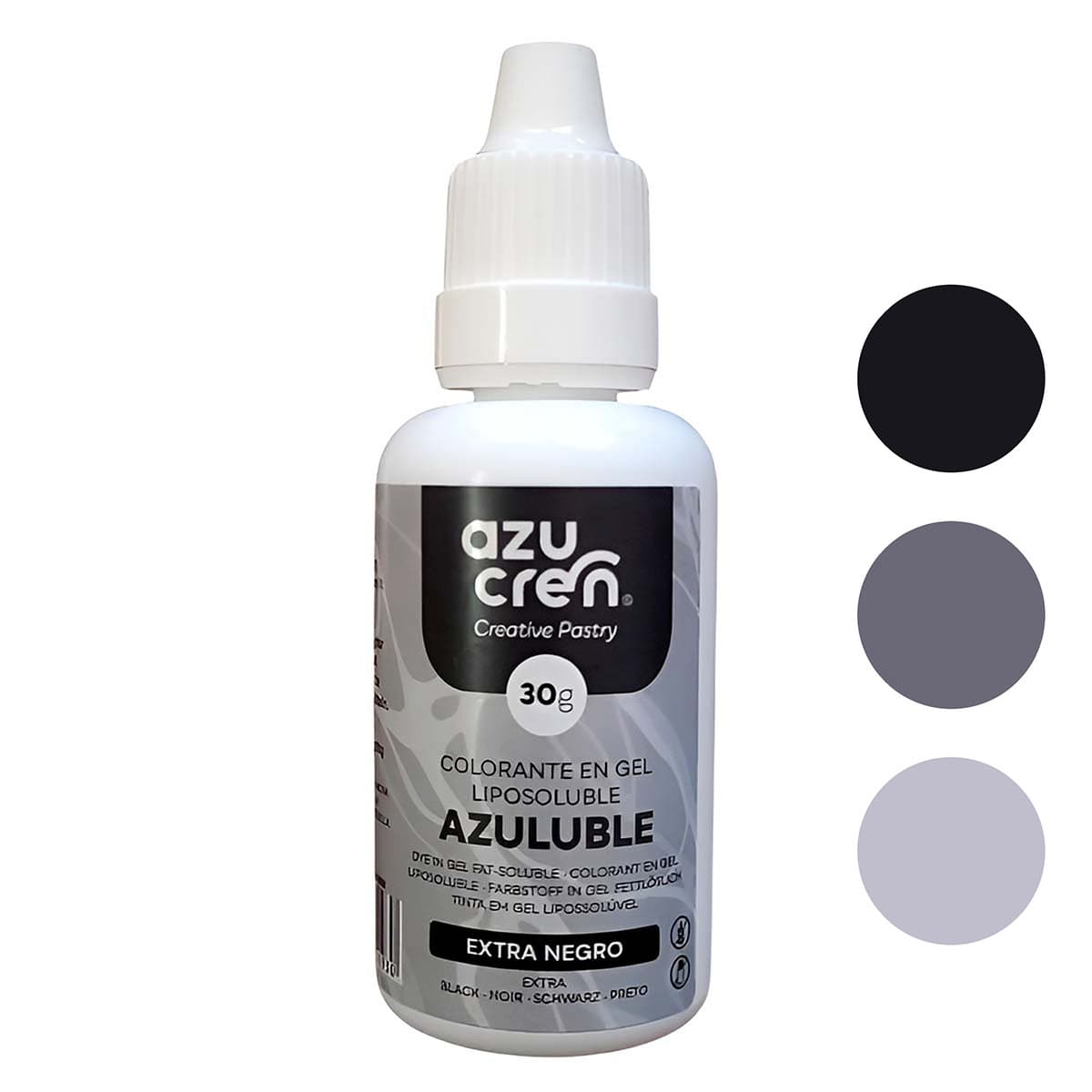 Öljypohjainen Elintarvikeväri - Extra Musta, 30 ml Azucren