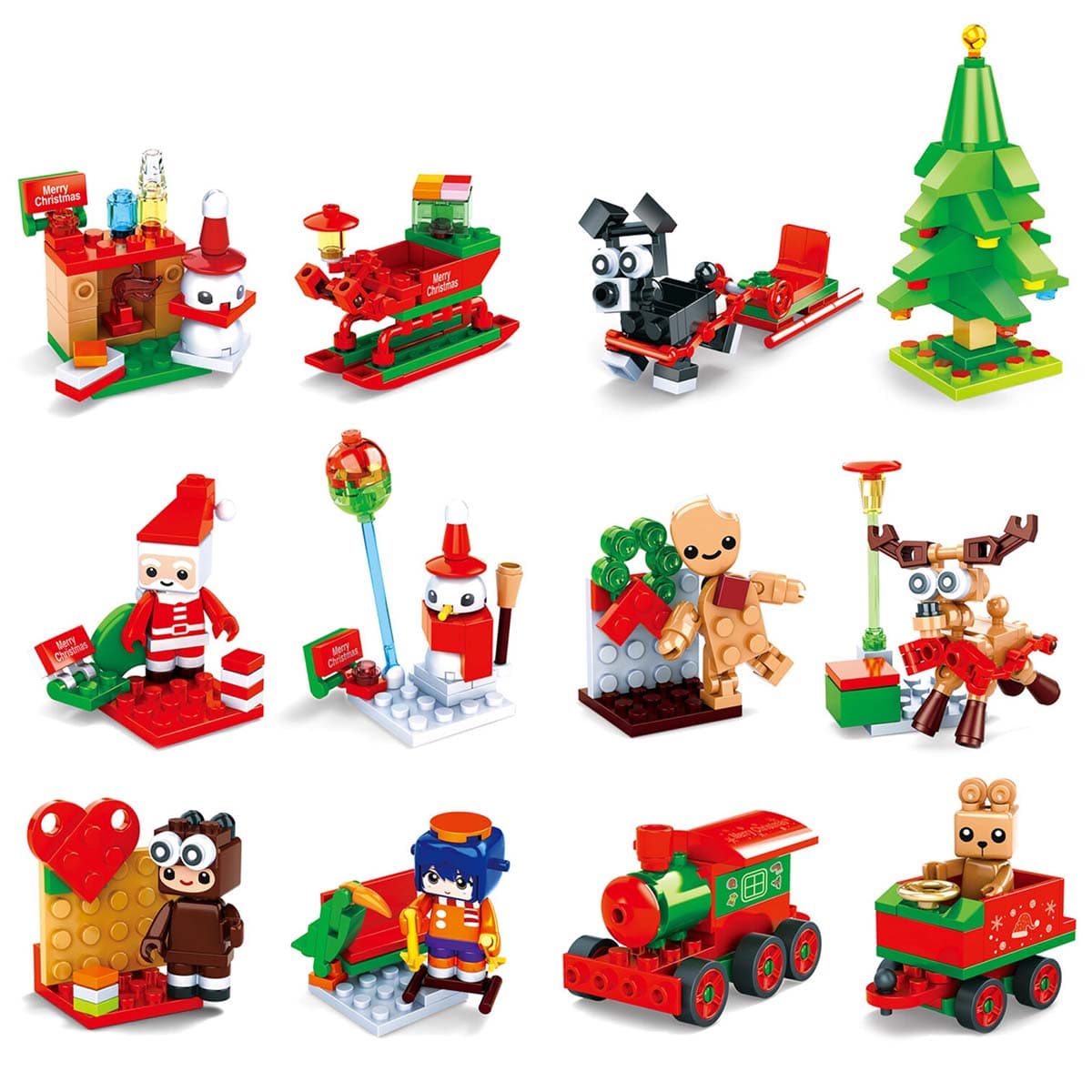 Joulun rakennuspalikkasetti, lajitelma 1 kpl