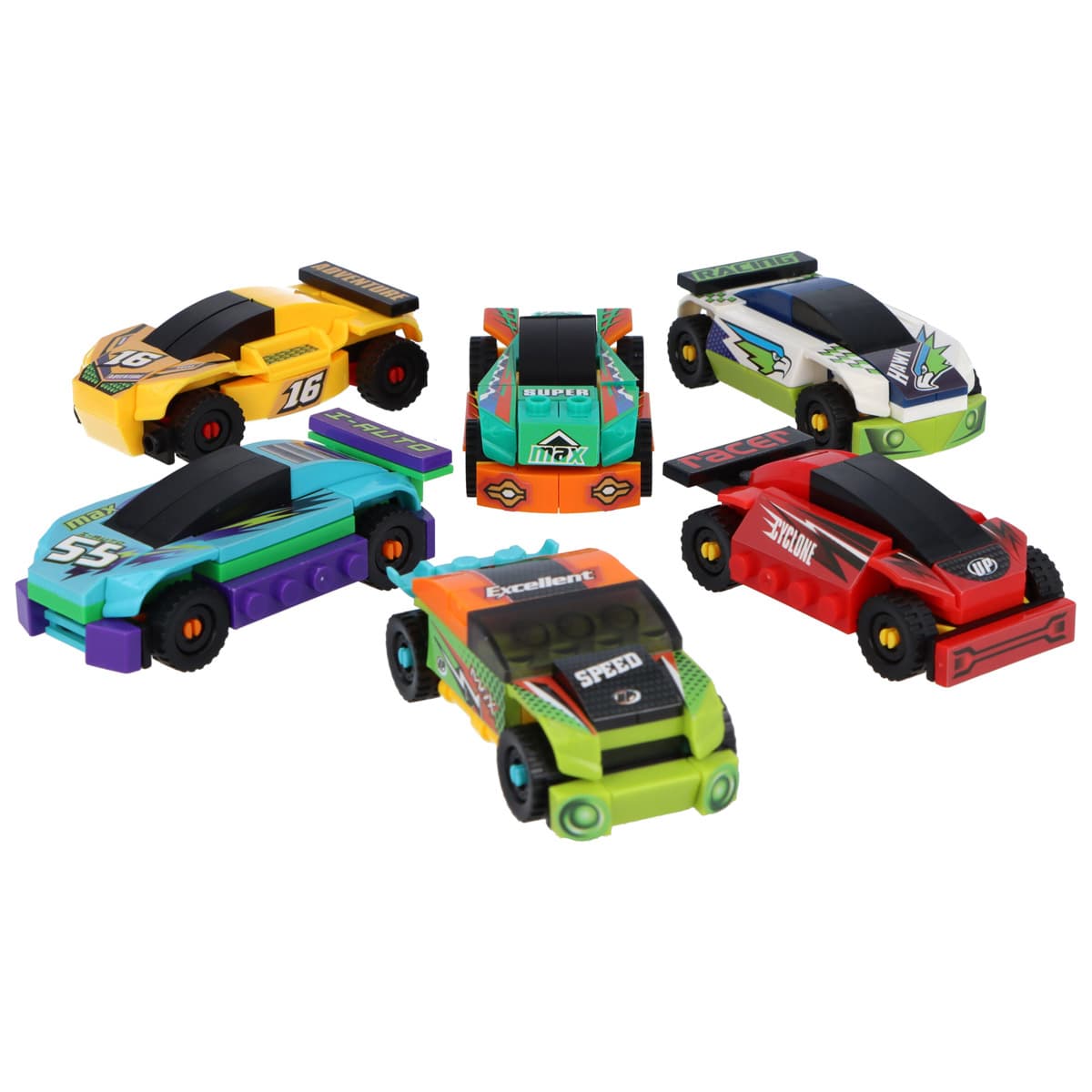 Lelu - Block Urheiluauto, Lajitelma, 1kpl