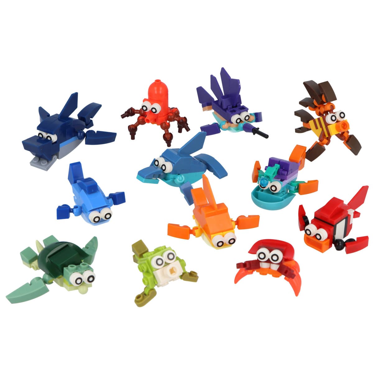 Lelu - Block animal - Merieläimet Seaworld, lajitelma 1kpl