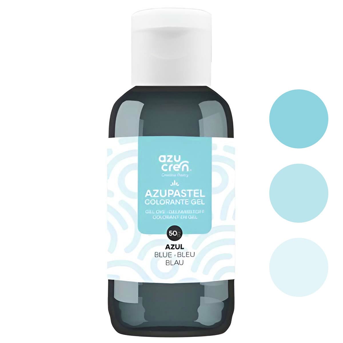 Elintarvikegeeliväri – Sininen pastellisävy, 50 g Azupastel