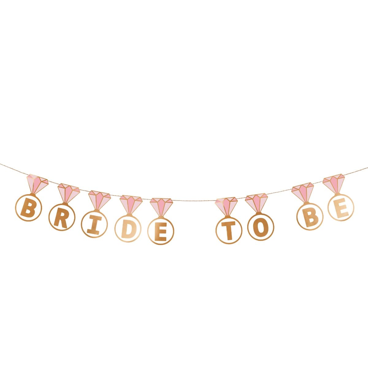 Banneri - Bride to Be, Sormus, 2,5m
