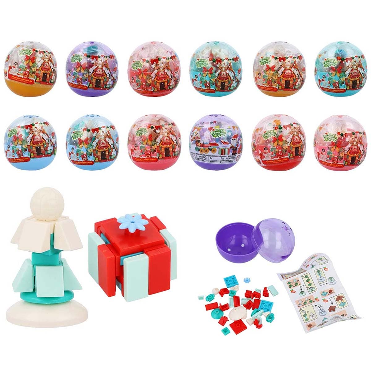 Joulun rakennuspalikkasetti kapselissa, lajitelma 1 kpl