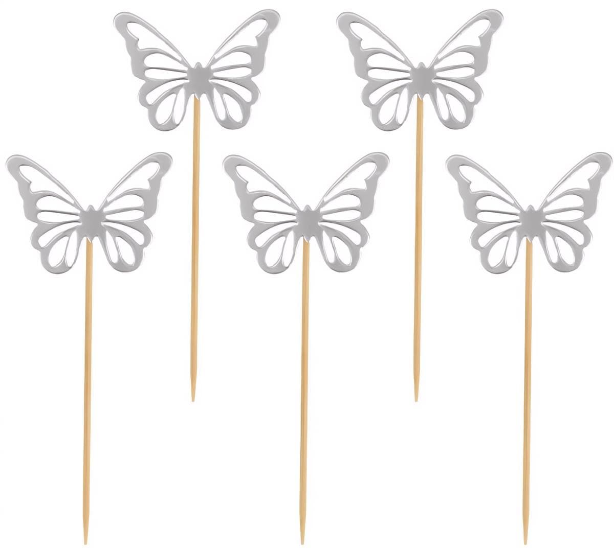 Koristetikut - Hopeinen Perhonen, 12 kpl