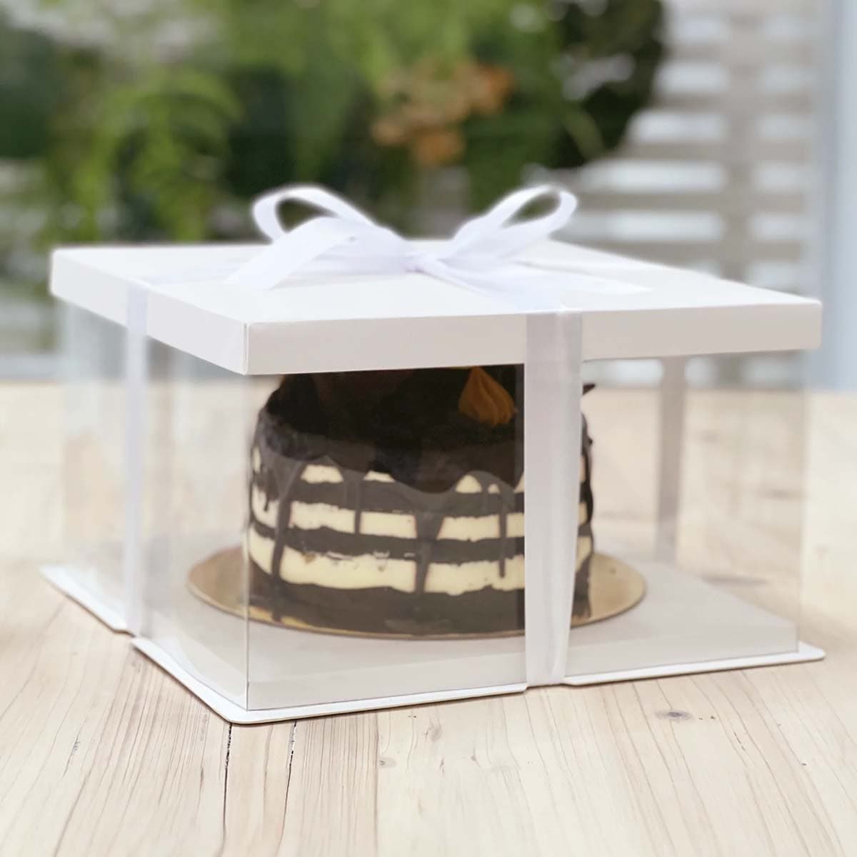 Kakkulaatikko - Läpinäkyvä , 30 x 30 x 15 cm, 1 kpl