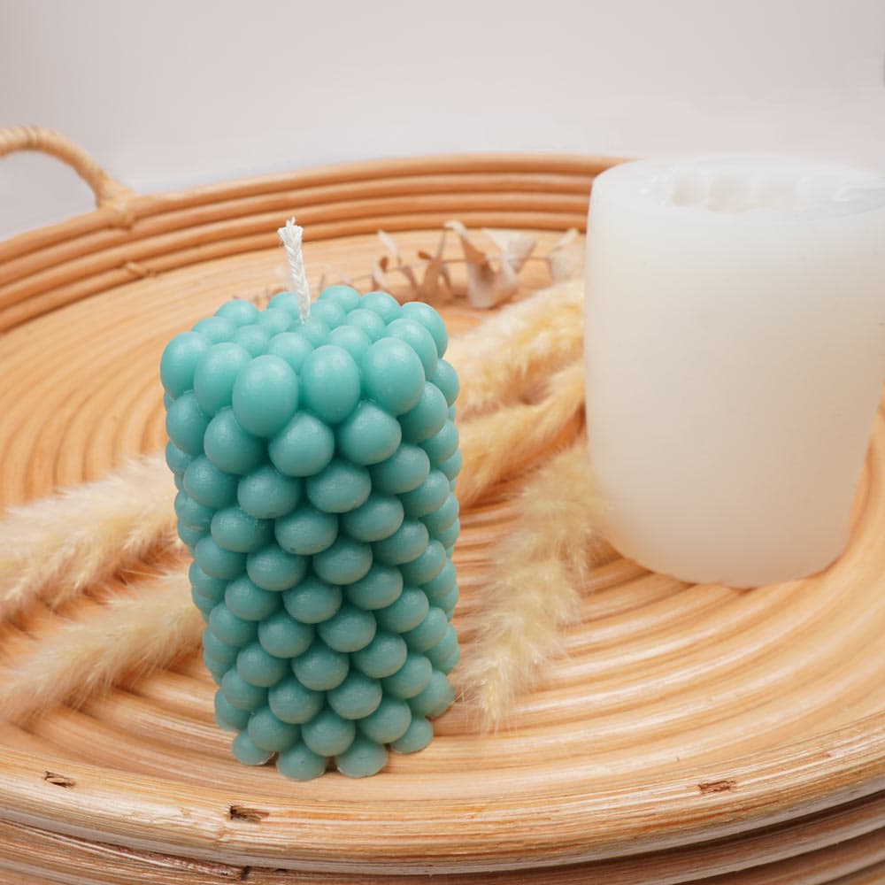 Kynttilämuotti - Bubble Bliss, sylinteri, 8,5cm