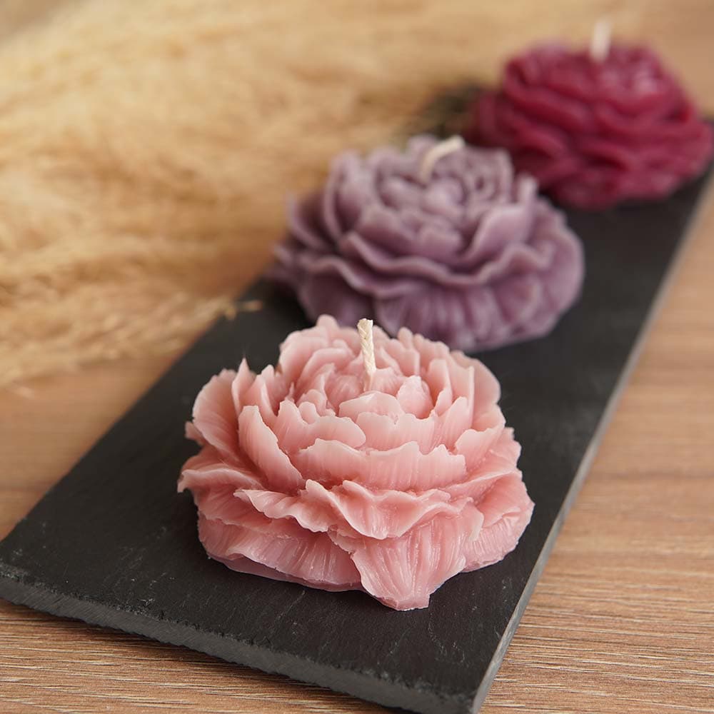 Kynttilämuotti - Pioni, 7,1x3,2cm