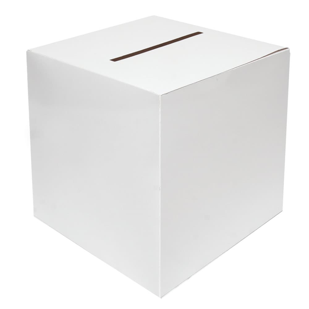 Korttilaatikko - Valkonen,30cm