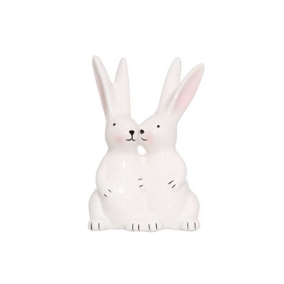 Koristefiguuri - Jänispariskunta, 9,5 cm