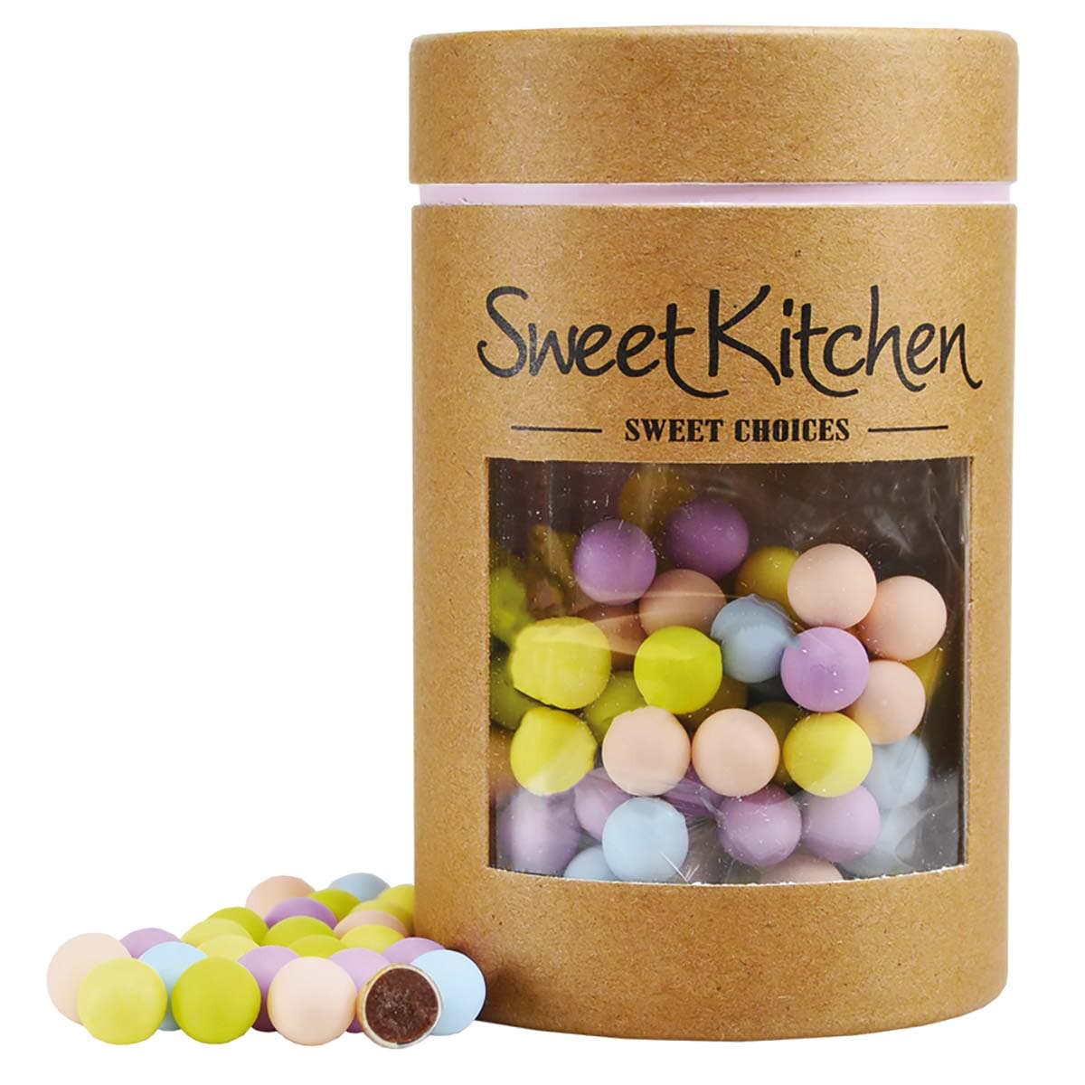 Suklaapallot 8 mm – Pastellisekoitus, 70 g
