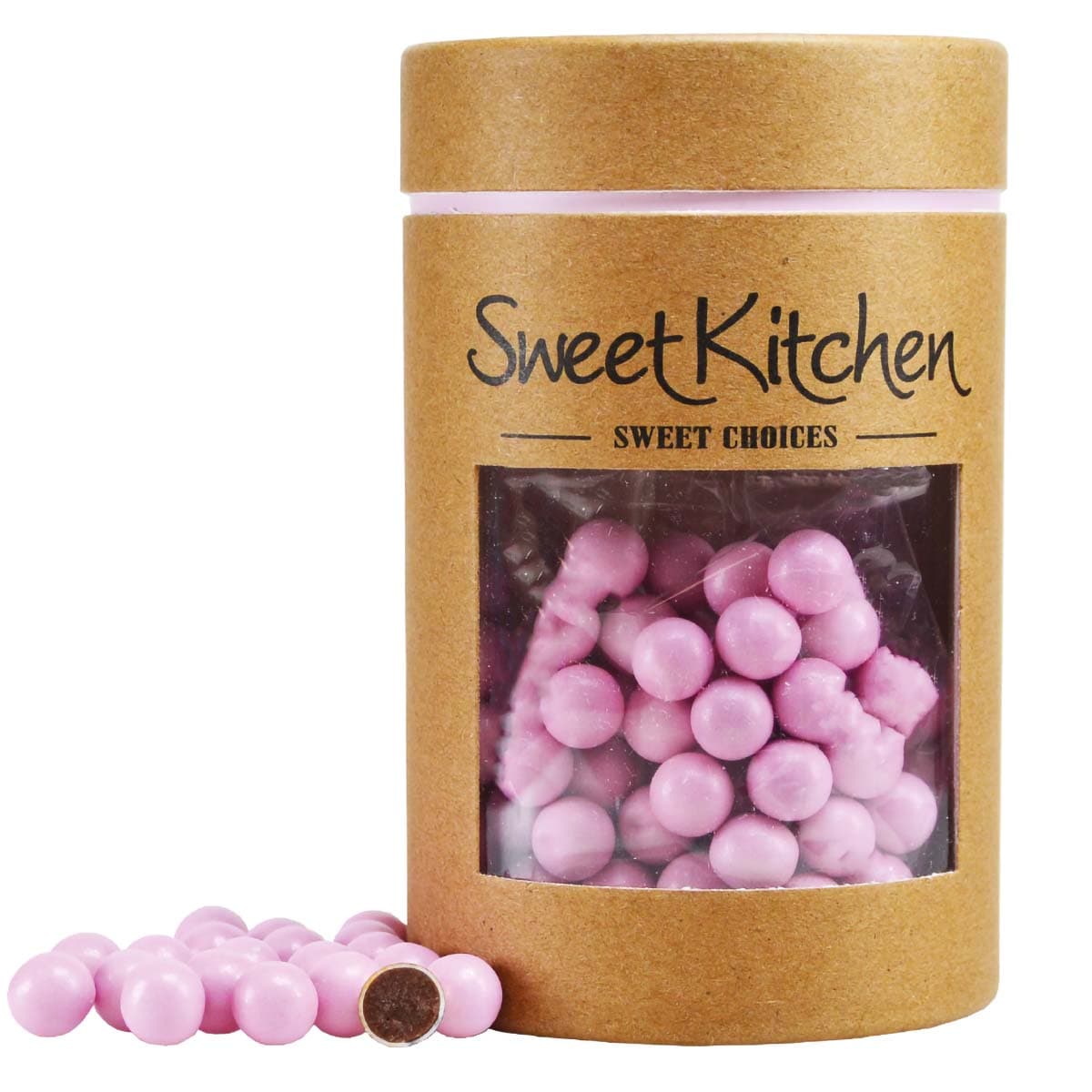 Suklaapallot 10 mm – Vaaleanpunaiset, 70 g