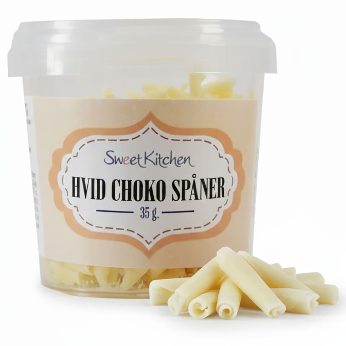 Valkosuklaakiharat, 35 g