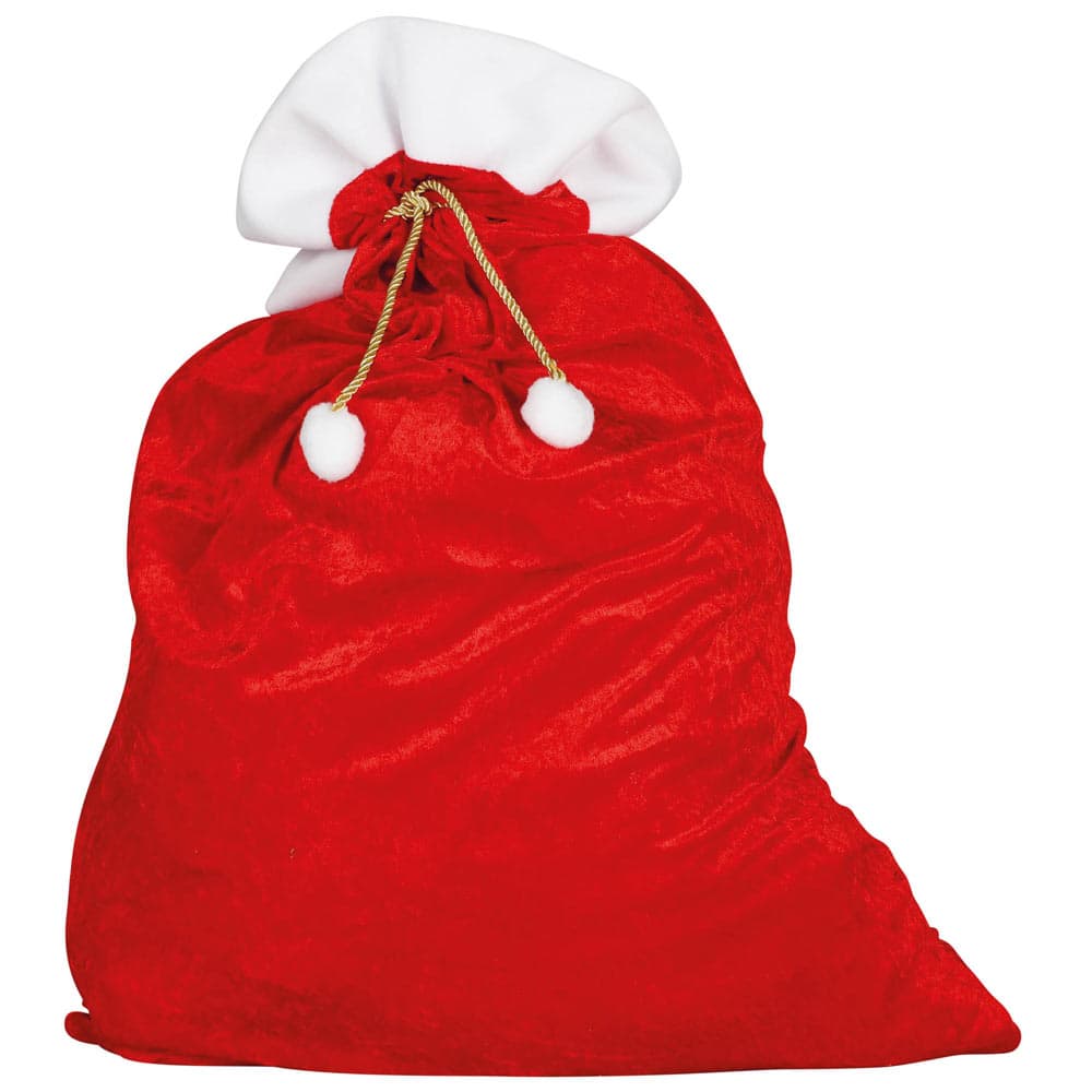 Punainen joulusäkki, 55cmx95cm