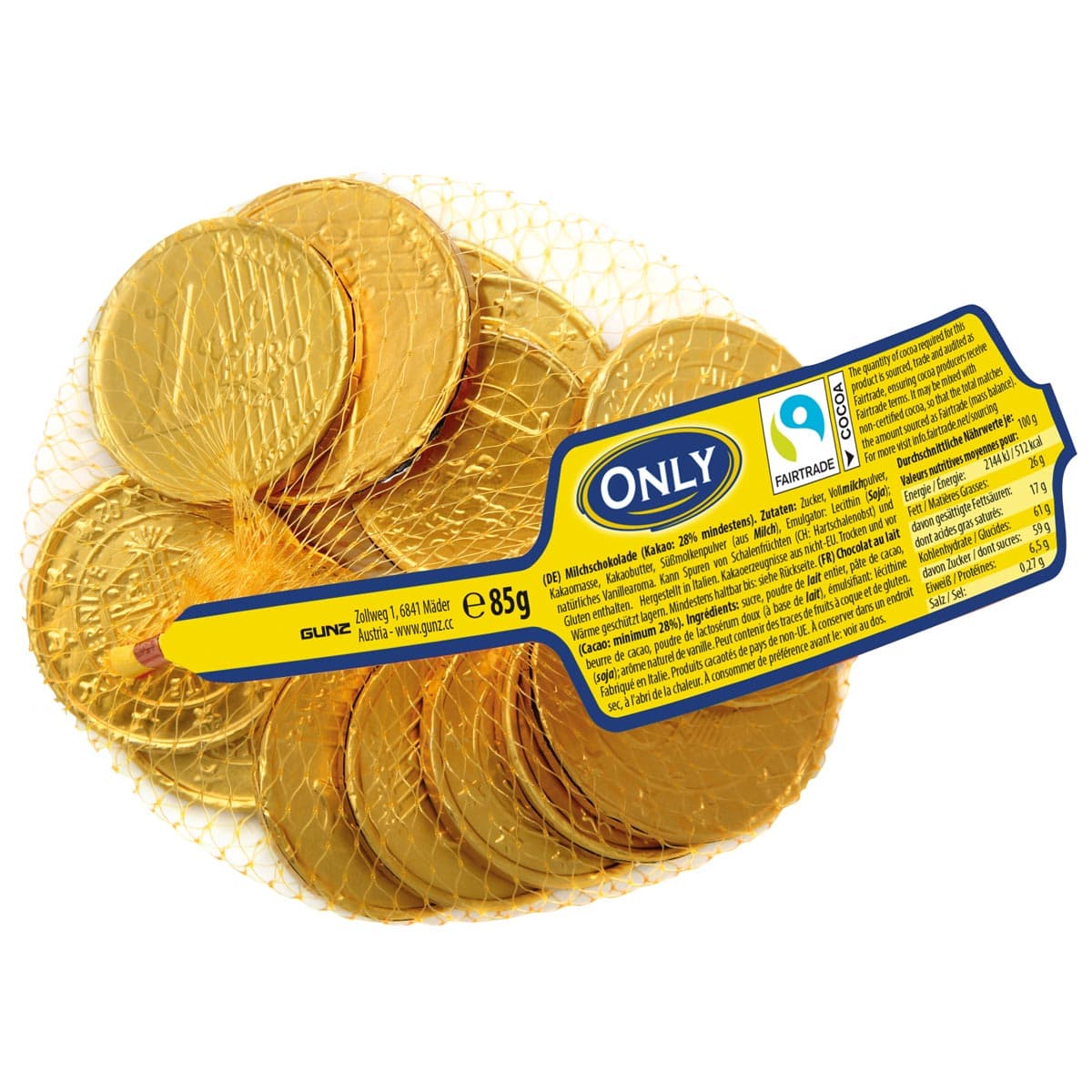 Kultaiset Suklaakolikot, 85g