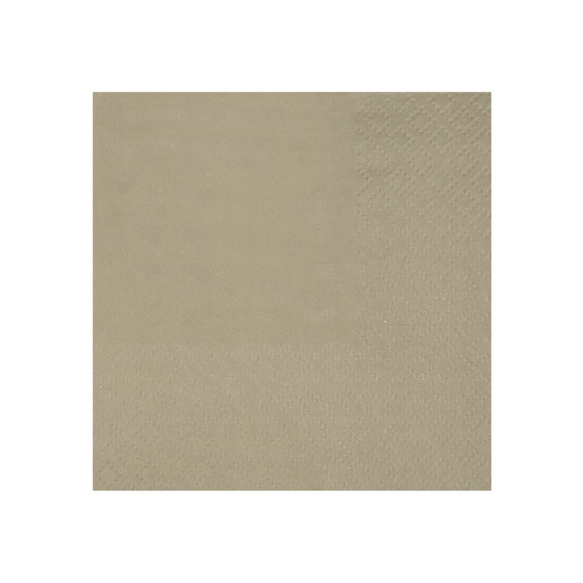 Pienet cocktail-servetit  - Taupe, 25kpl