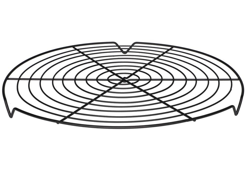 Pyöreä jäähdytysritilä, Musta, 32cm