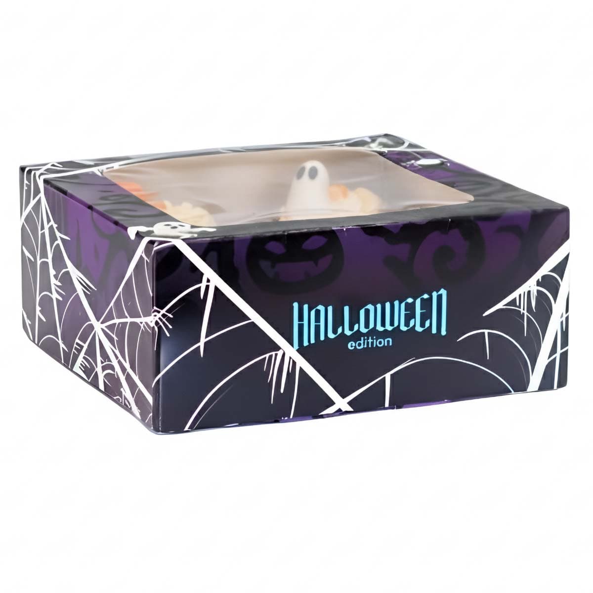 Muffinilaatikko ikkunalla, 4 muffinille – Halloween, 1kpl