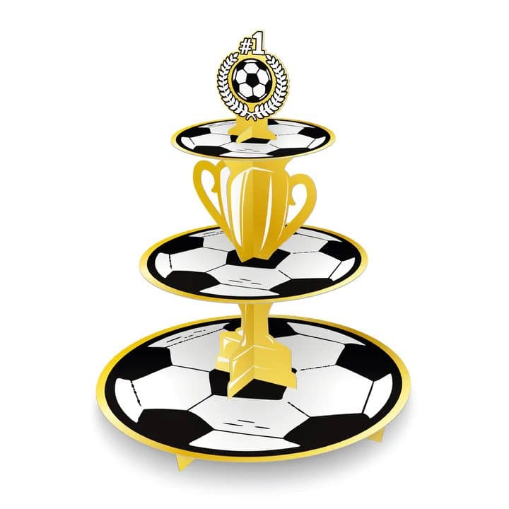 Tarjoiluteline - Jalkapalloteema