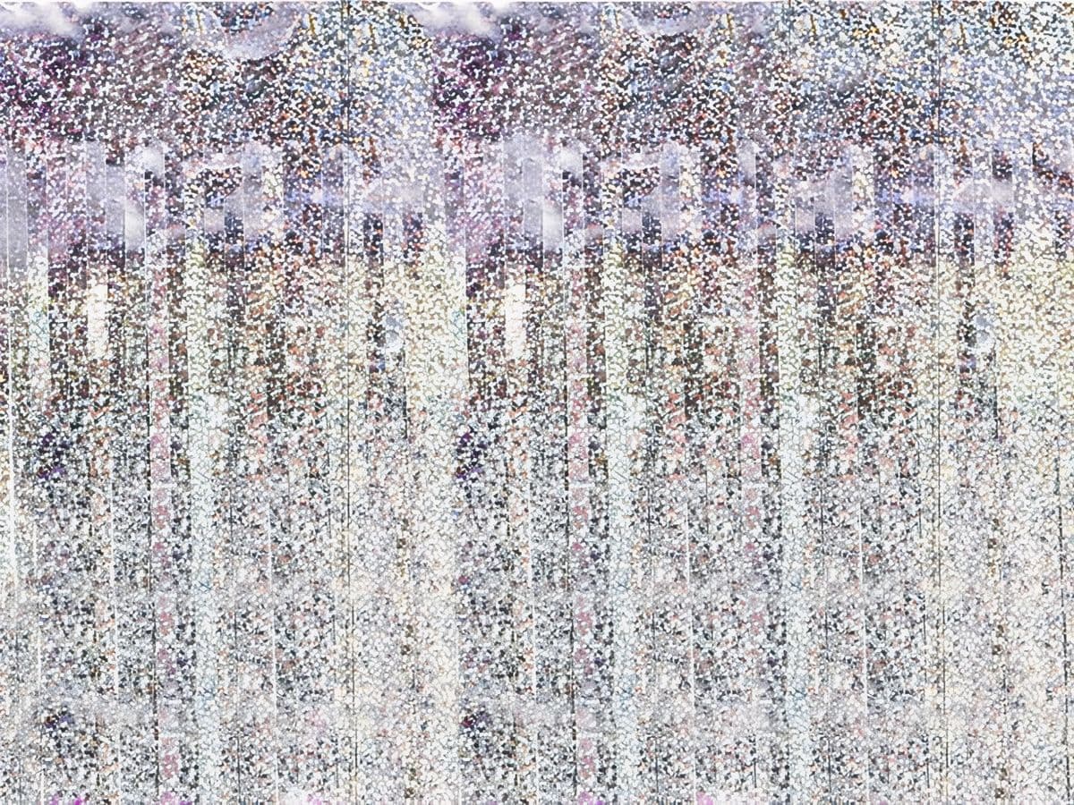 Taustaverho - Holografinen, 100 cm x 200 cm