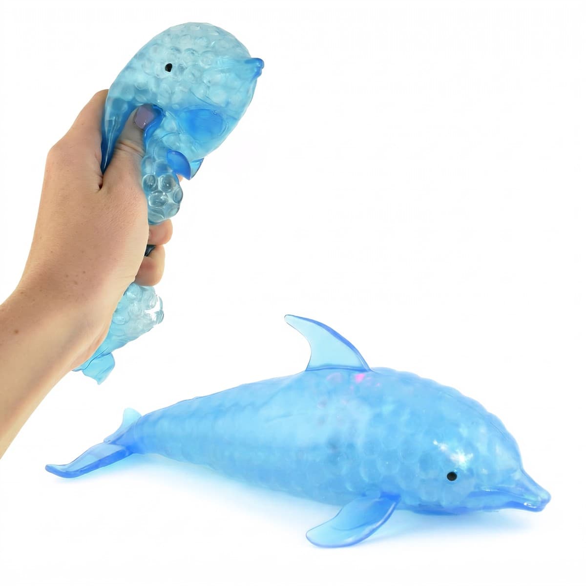 Stressilelu - Sininen delfiini, valolla, 1kpl