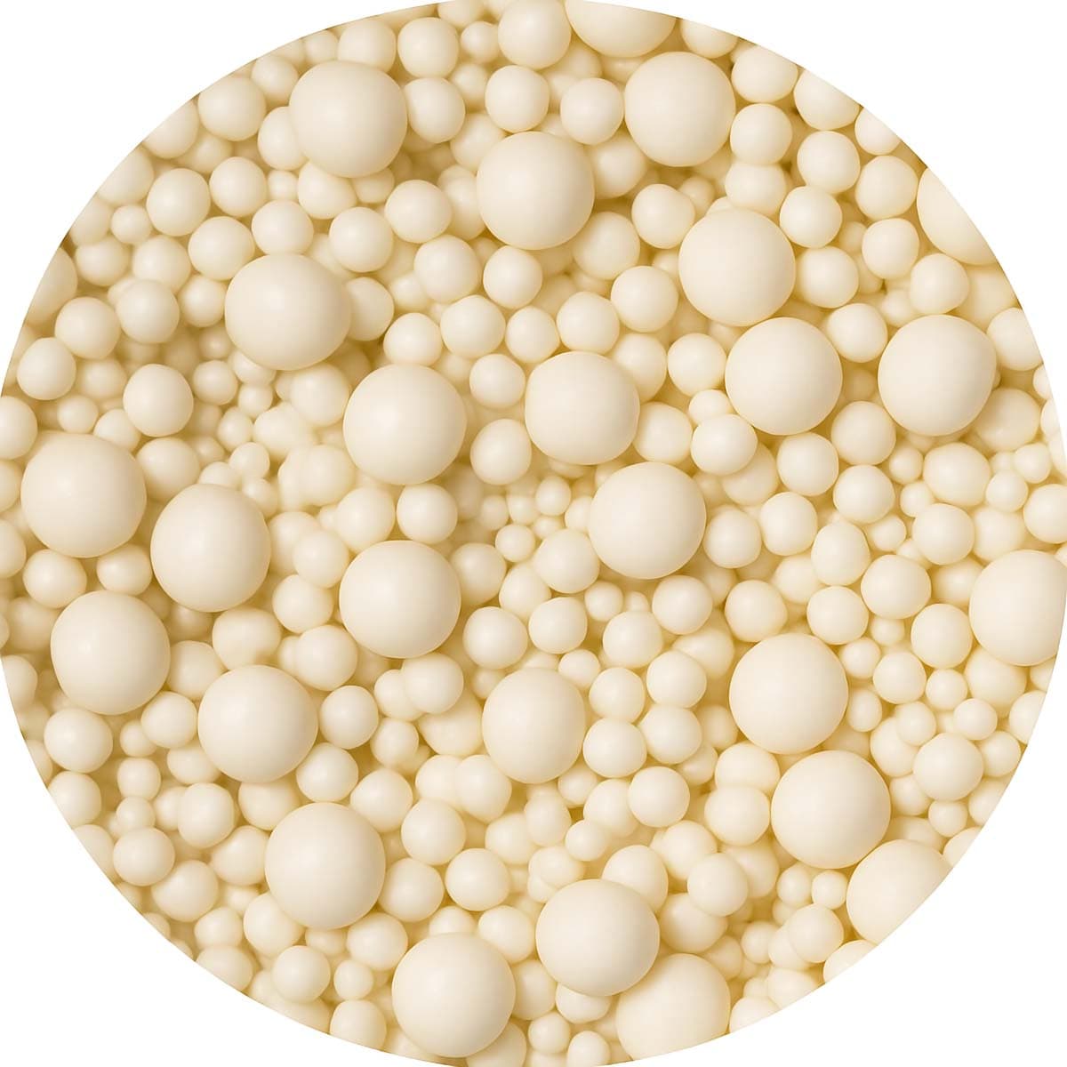 Sokerihelmet - Moonlight Pearls, Valkoiset, 50g