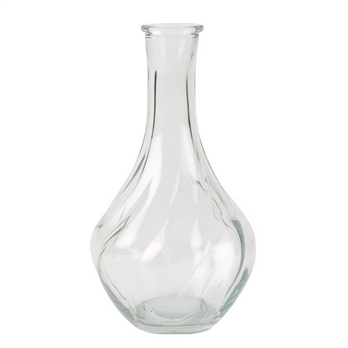 Maljakko - Kaareva Kirkas Lasi, Ø9,1x16,5 cm