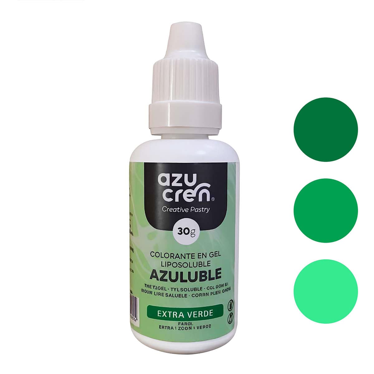Öljypohjainen Elintarvikeväri - Extra Vihreä, 30 ml Azucren