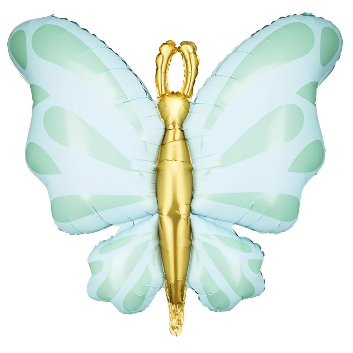 Foliopallo - Minttuperhonen, 69x69 cm, 1 kpl